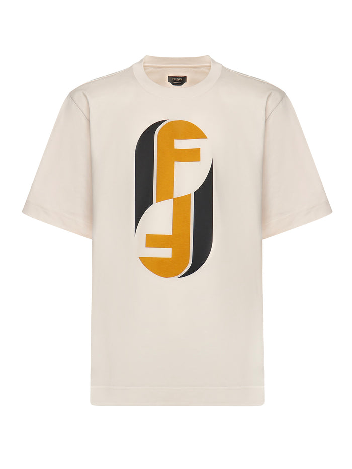 Fendi T-Shirts And Polos White Cotton