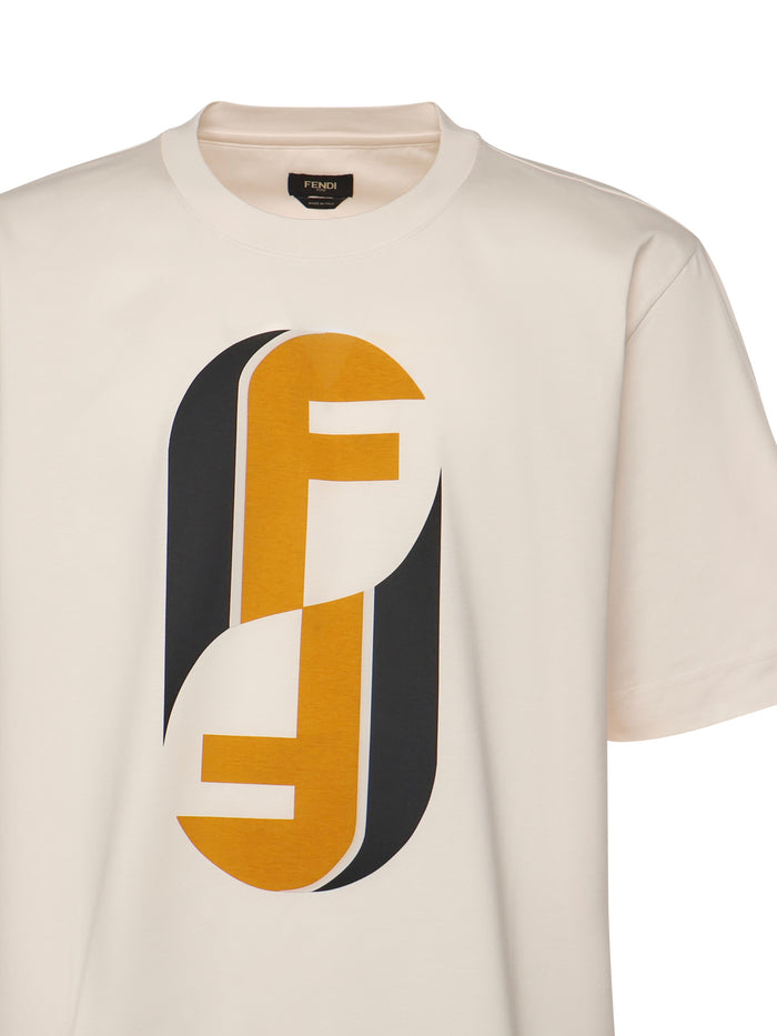Fendi T-Shirts And Polos White Cotton