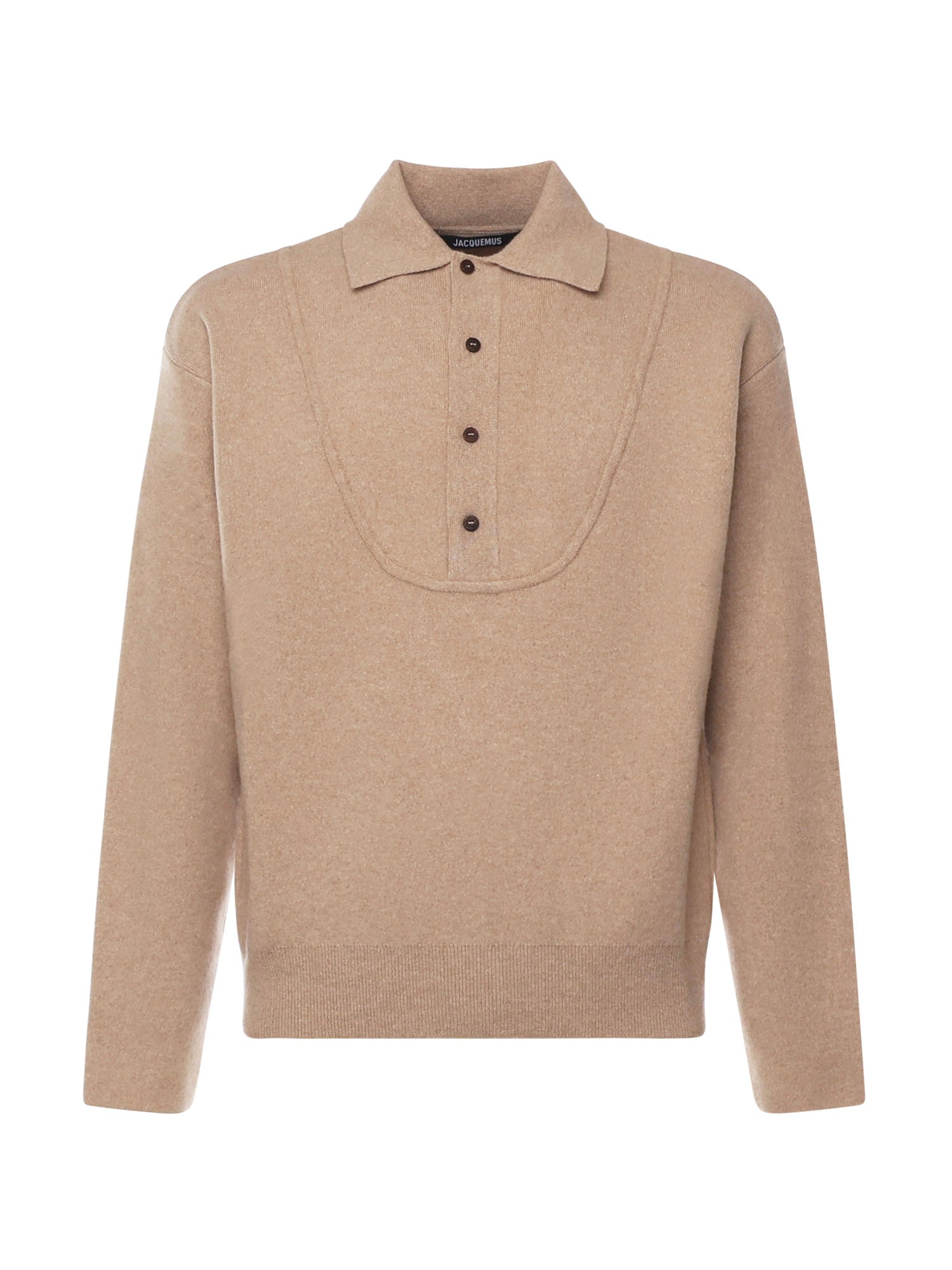 JACQUEMUS Sweaters Beige Wool Cashmere
