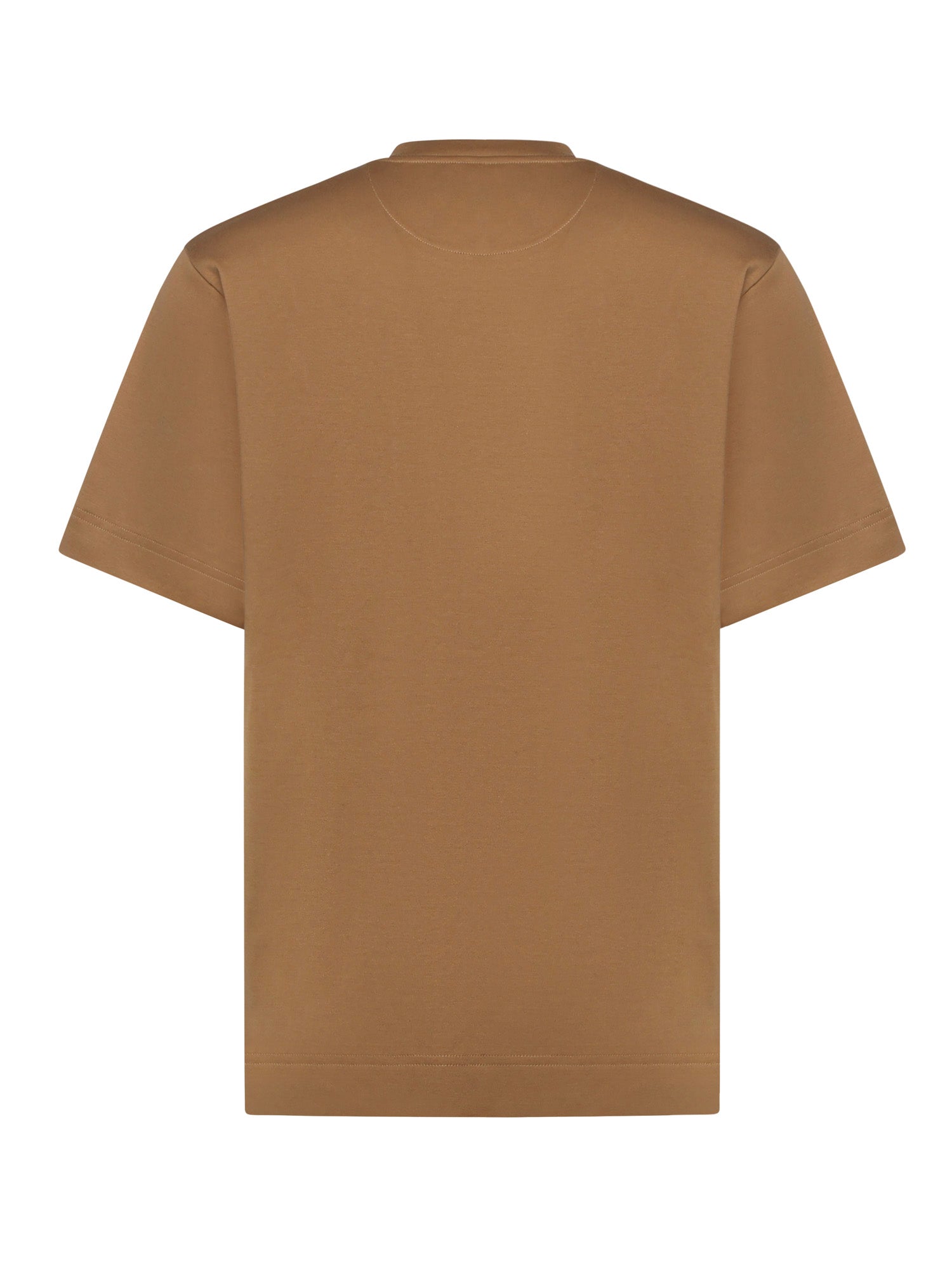Fendi T-shirts and Polos Brown Cotton