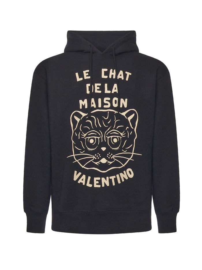Valentino Garavani Sweaters Black/butter Cotton