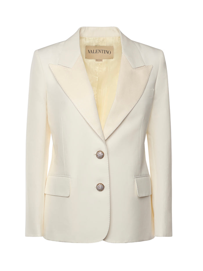 Valentino Garavani Jackets White Cotton