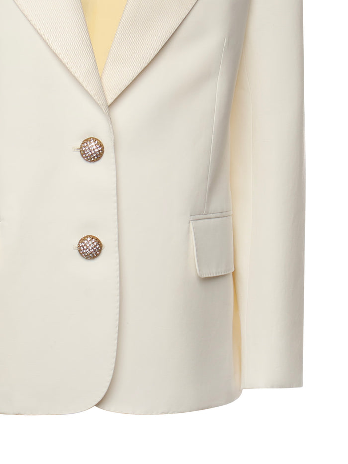 Valentino Garavani Jackets White Cotton