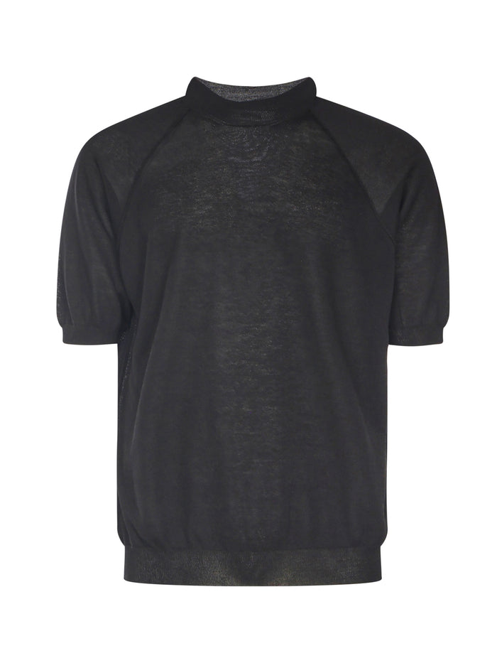 Grifoni T-Shirts And Polos Black Cotton