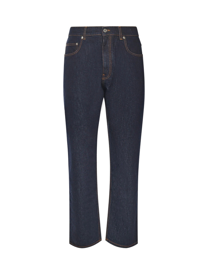 Grifoni Jeans Blue Cotton