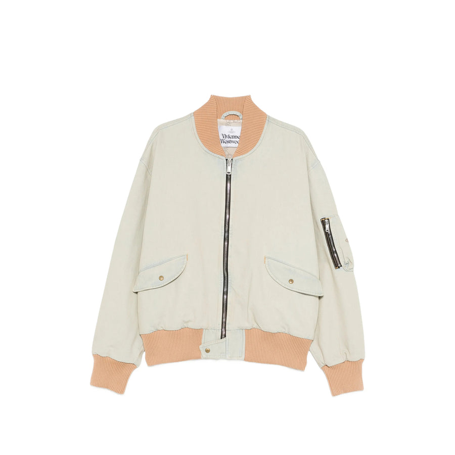 Outerwear Vivienne Westwood Blue Blue/neutrals Cotton: 100. Jacket