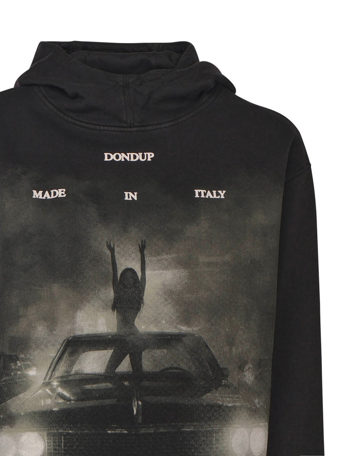 Dondup Sweaters Faded Black Cotton
