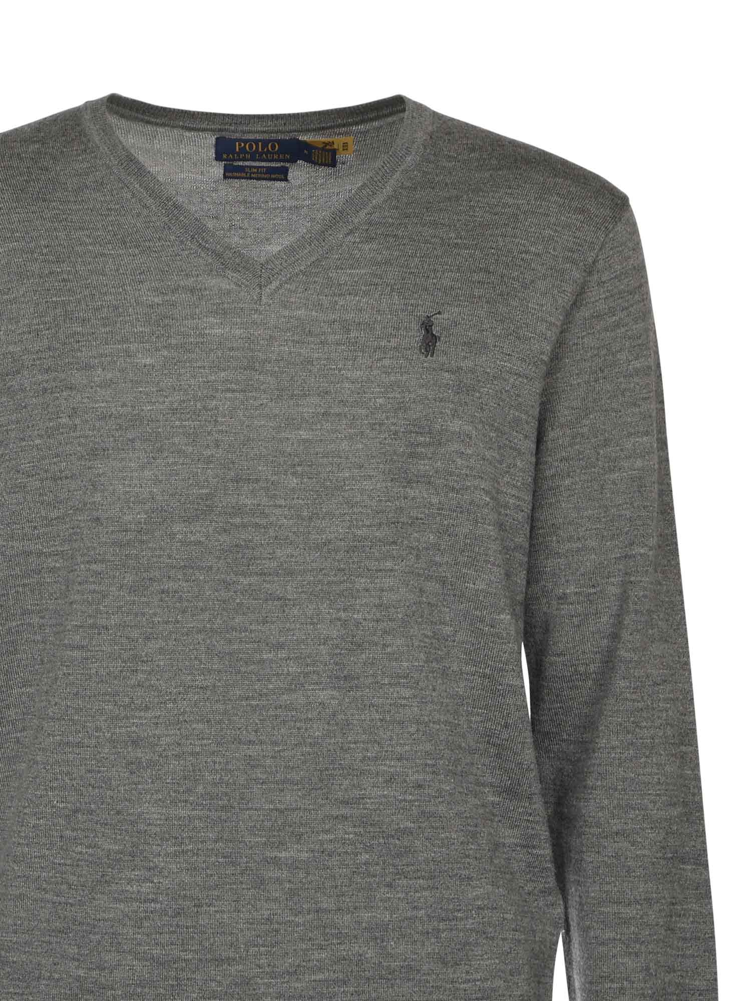 Polo Ralph Lauren Sweaters Grey Wool