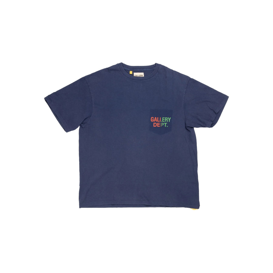 T-Shirt Crew Neck Blue Cotton T-shirts