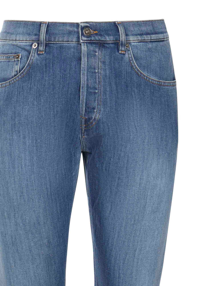 Dondup Jeans Blue Cotton