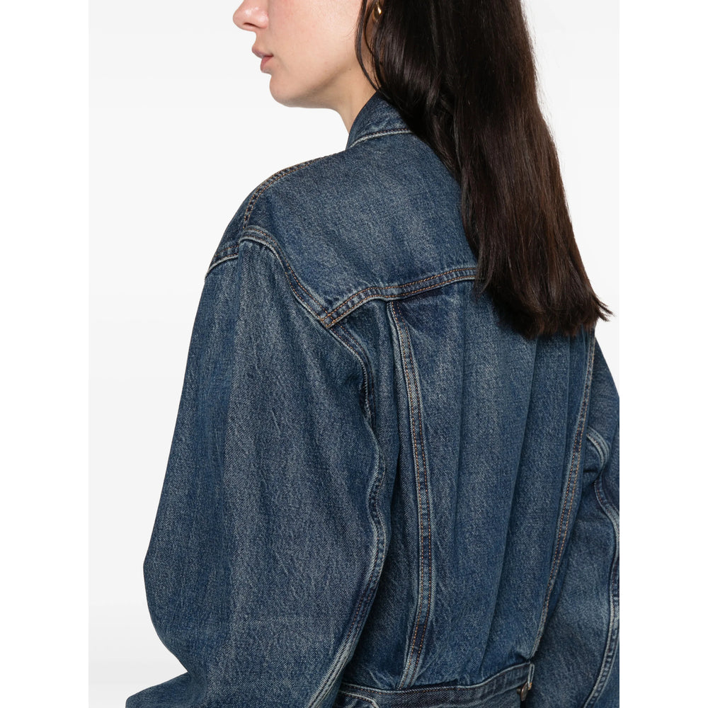Outerwear Frame Blue Regenerative Cotton: 100. Outerwears