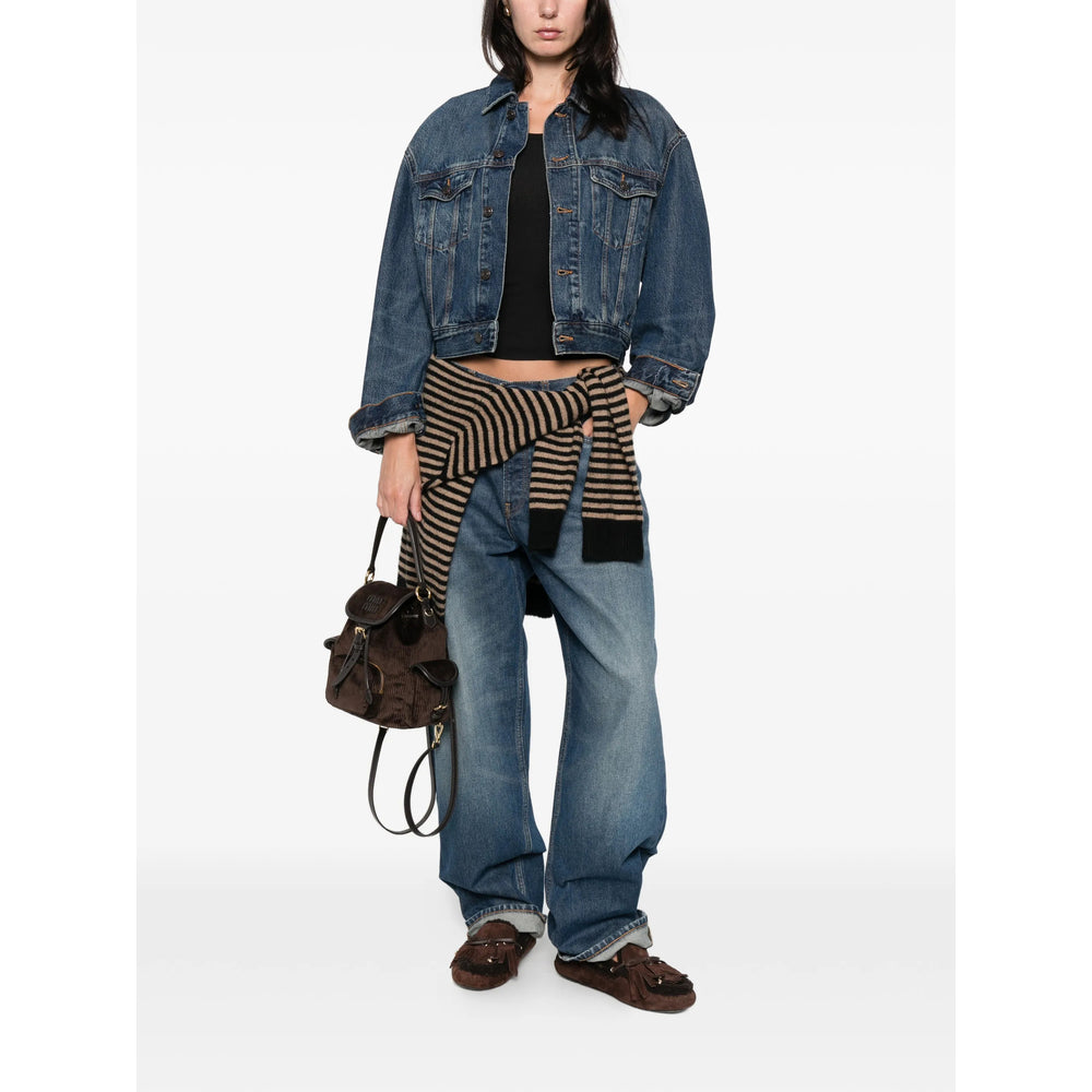Outerwear Frame Blue Regenerative Cotton: 100. Outerwears