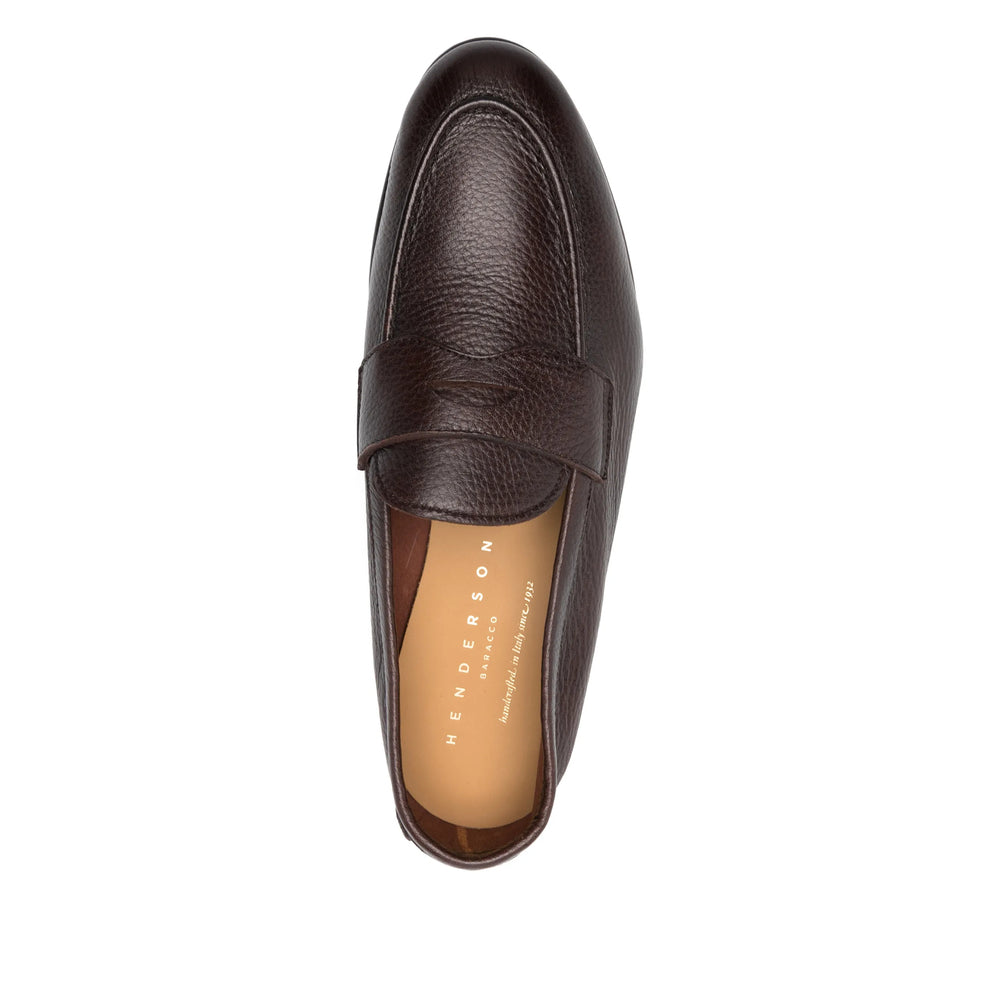 Shoe Henderson Baracco Brown Calf Leather: 100