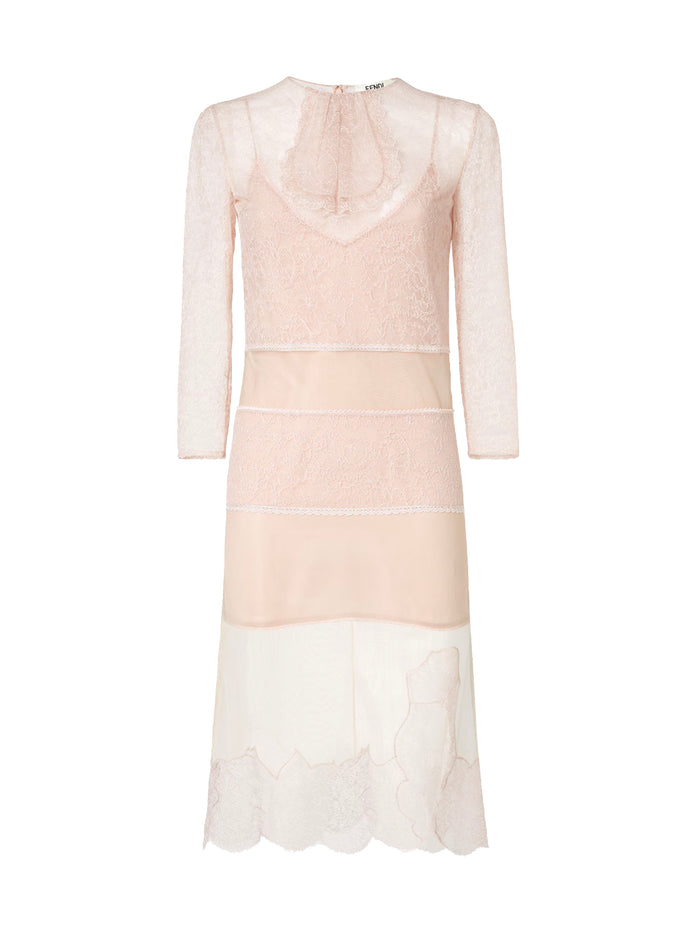 Fendi Dresses Pink Viscose