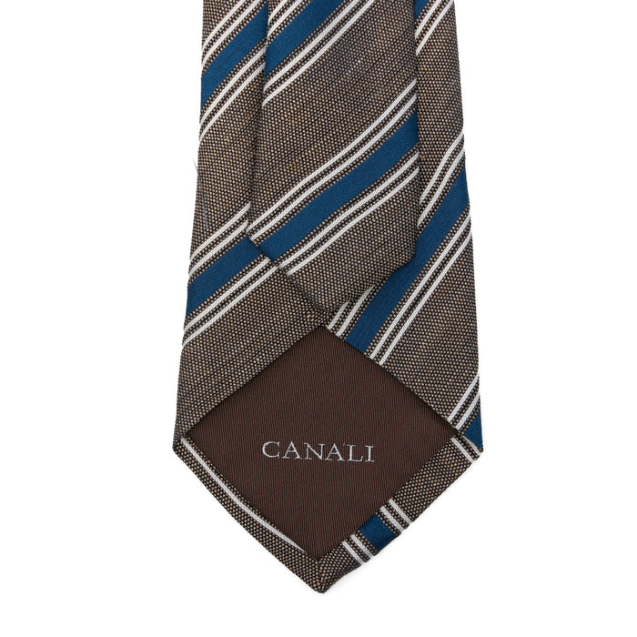 Tie Canali Green Silk: 66. Ties