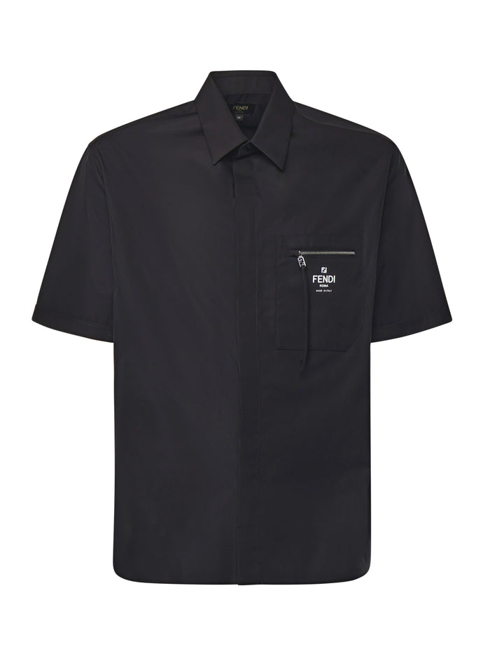 Fendi Shirts Black Cotton