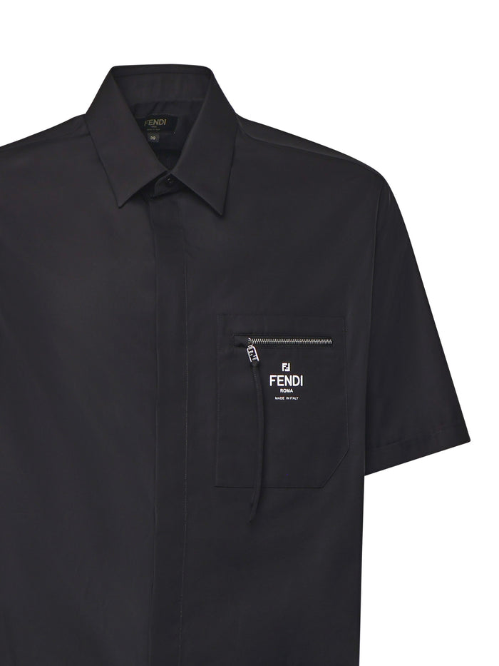 Fendi Shirts Black Cotton