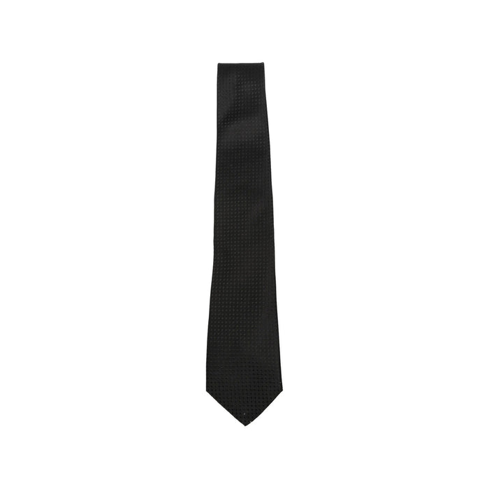 Tie Canali Black Silk: 100. Ties