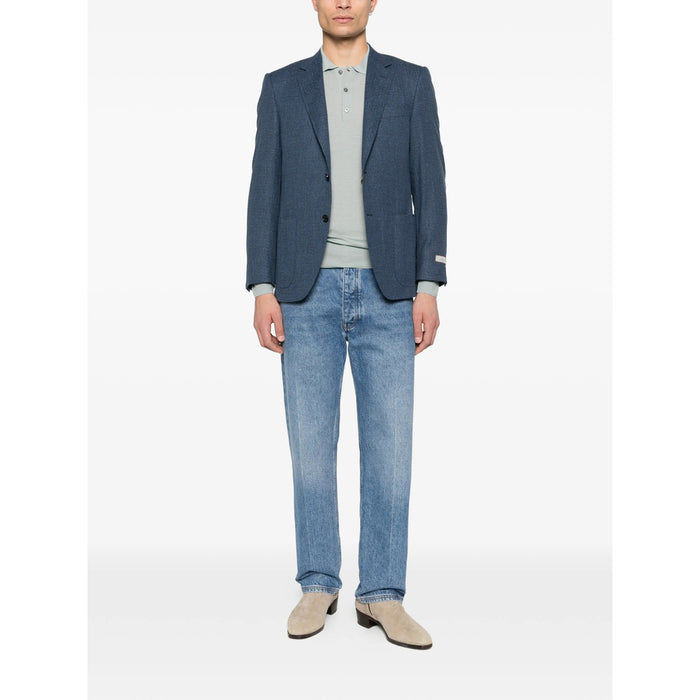 Jacket Canali Blue Cotton: 30