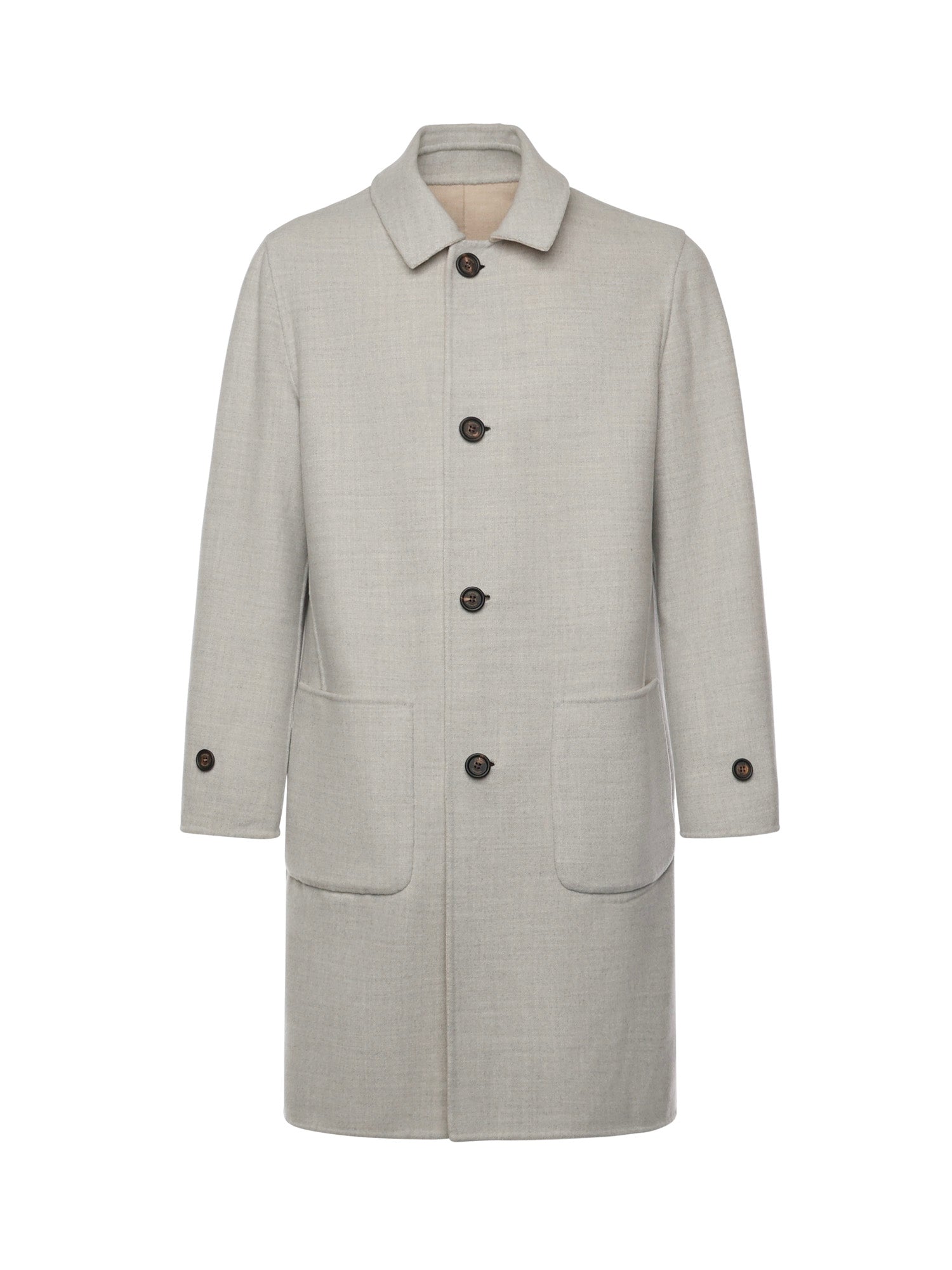 Eleventy Coats Sand/light Gray Wool