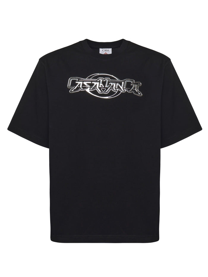 Casablanca T-Shirts And Polos Black Cotton