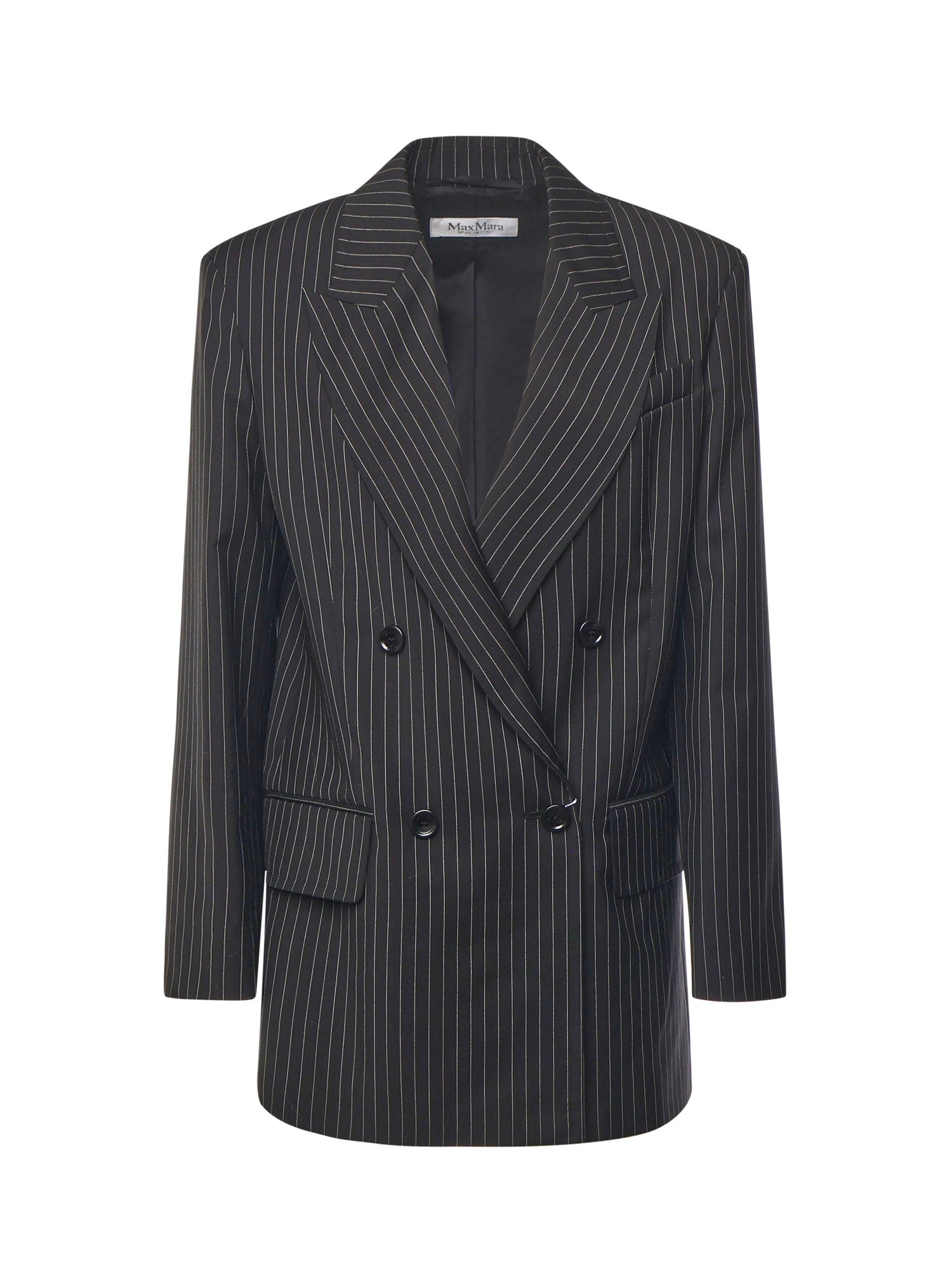 Max Mara Jackets Black Virgin Wool