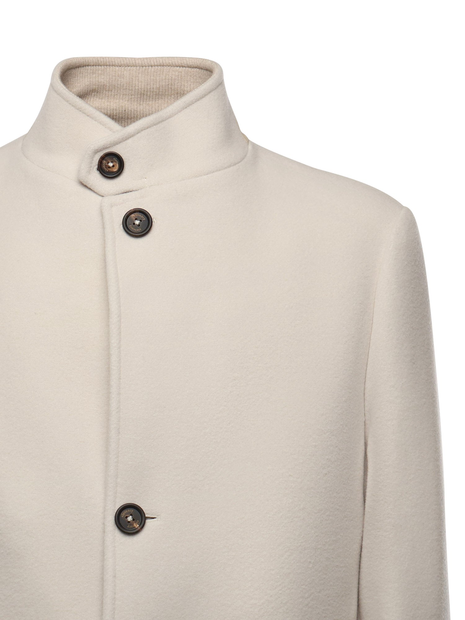 Eleventy Coats Sand Wool