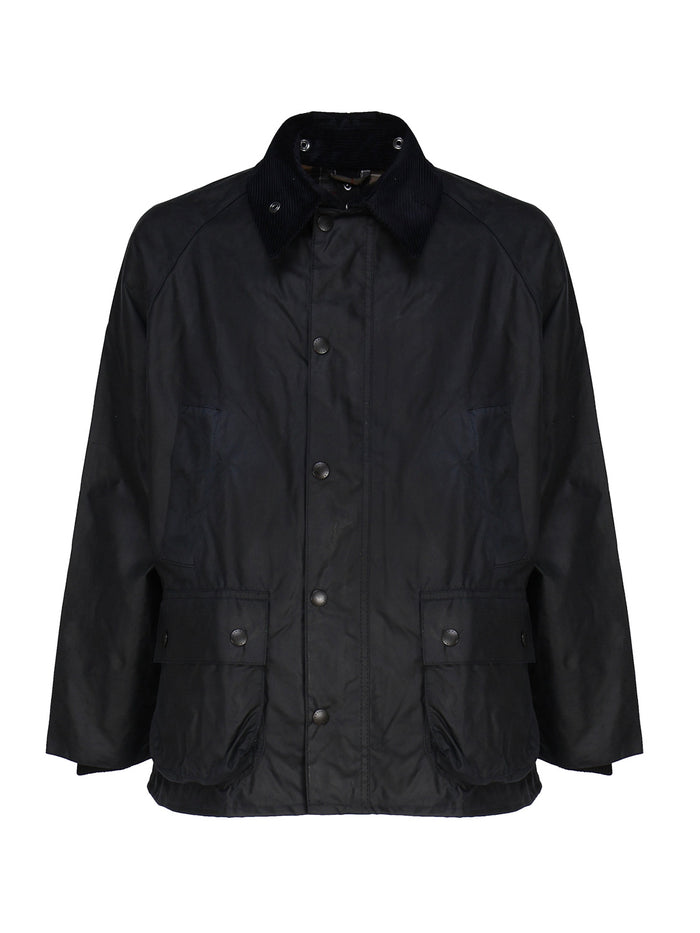 Barbour Coats Blue Waxed Cotton