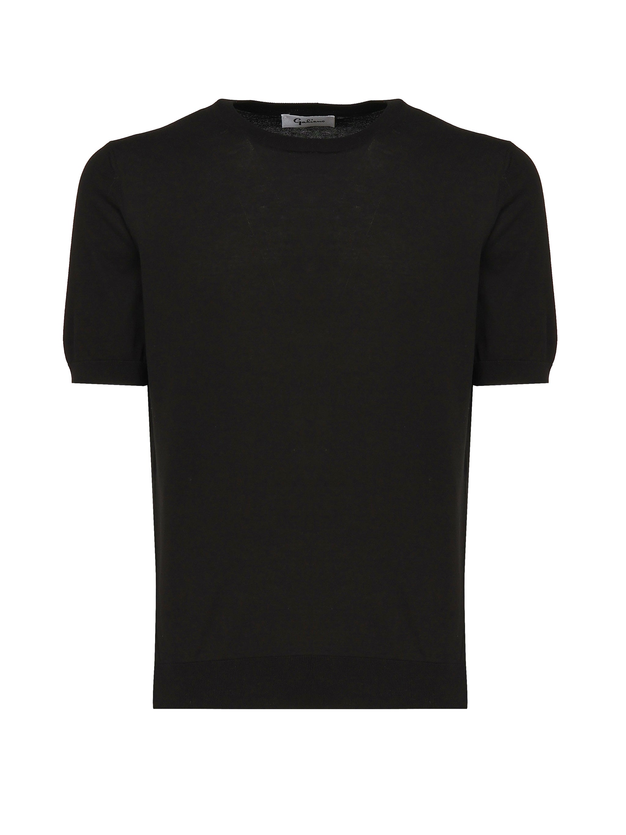 GALIANO T-shirts and Polos Black Cotton