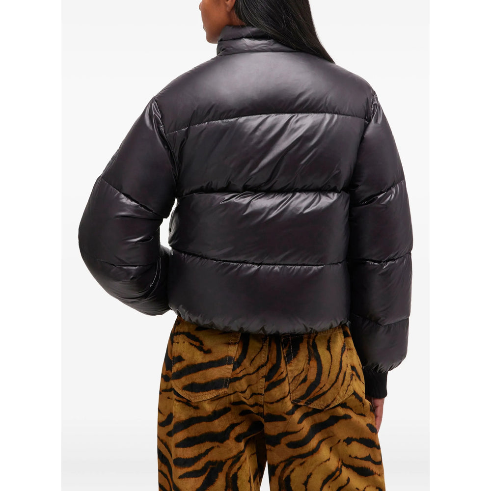 Outerwear Ganni Black Recycled Nylon: 100. Outerwears