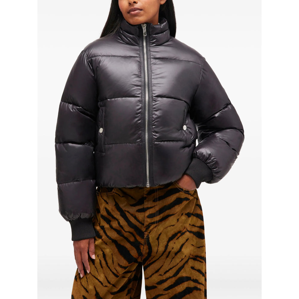 Outerwear Ganni Black Recycled Nylon: 100. Outerwears