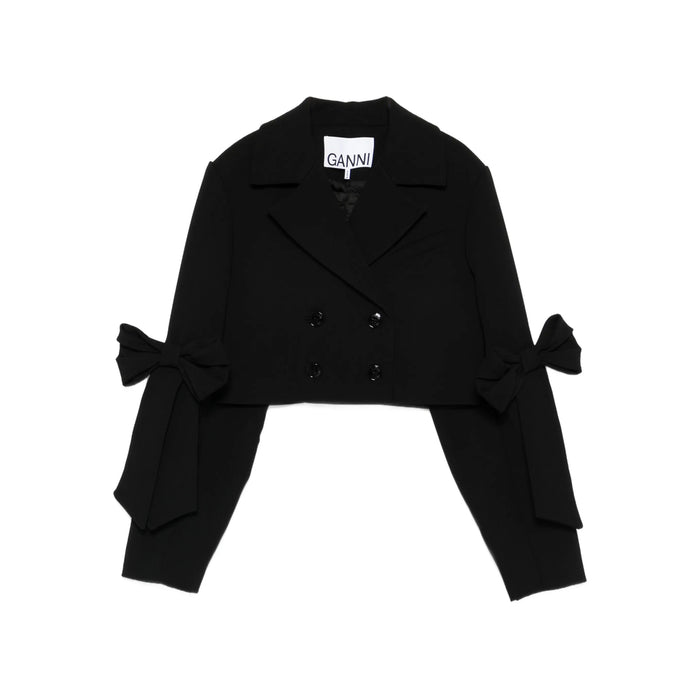 Jacket Ganni Black Polyester: 100