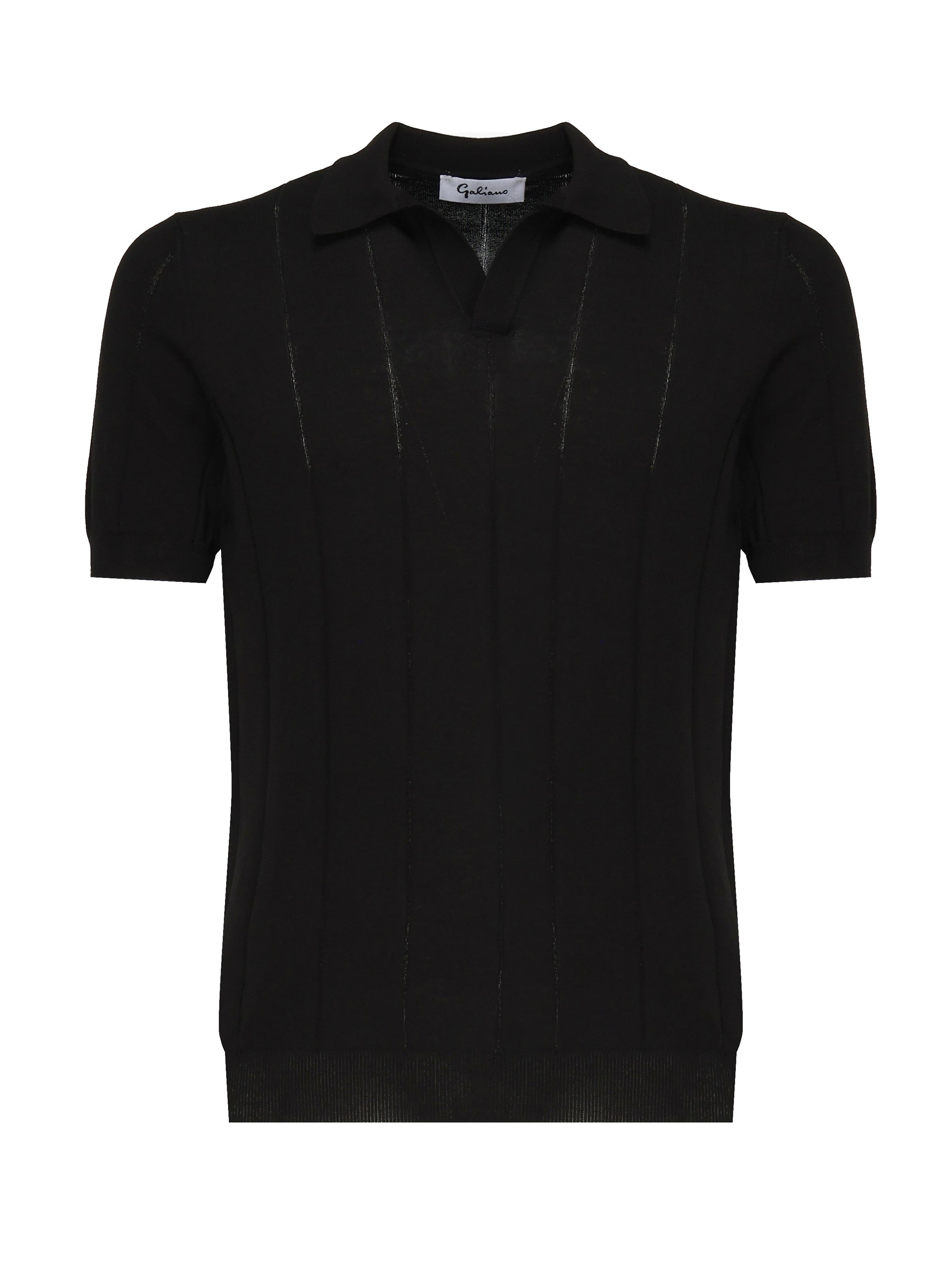GALIANO T-shirts and Polos Black Cotton