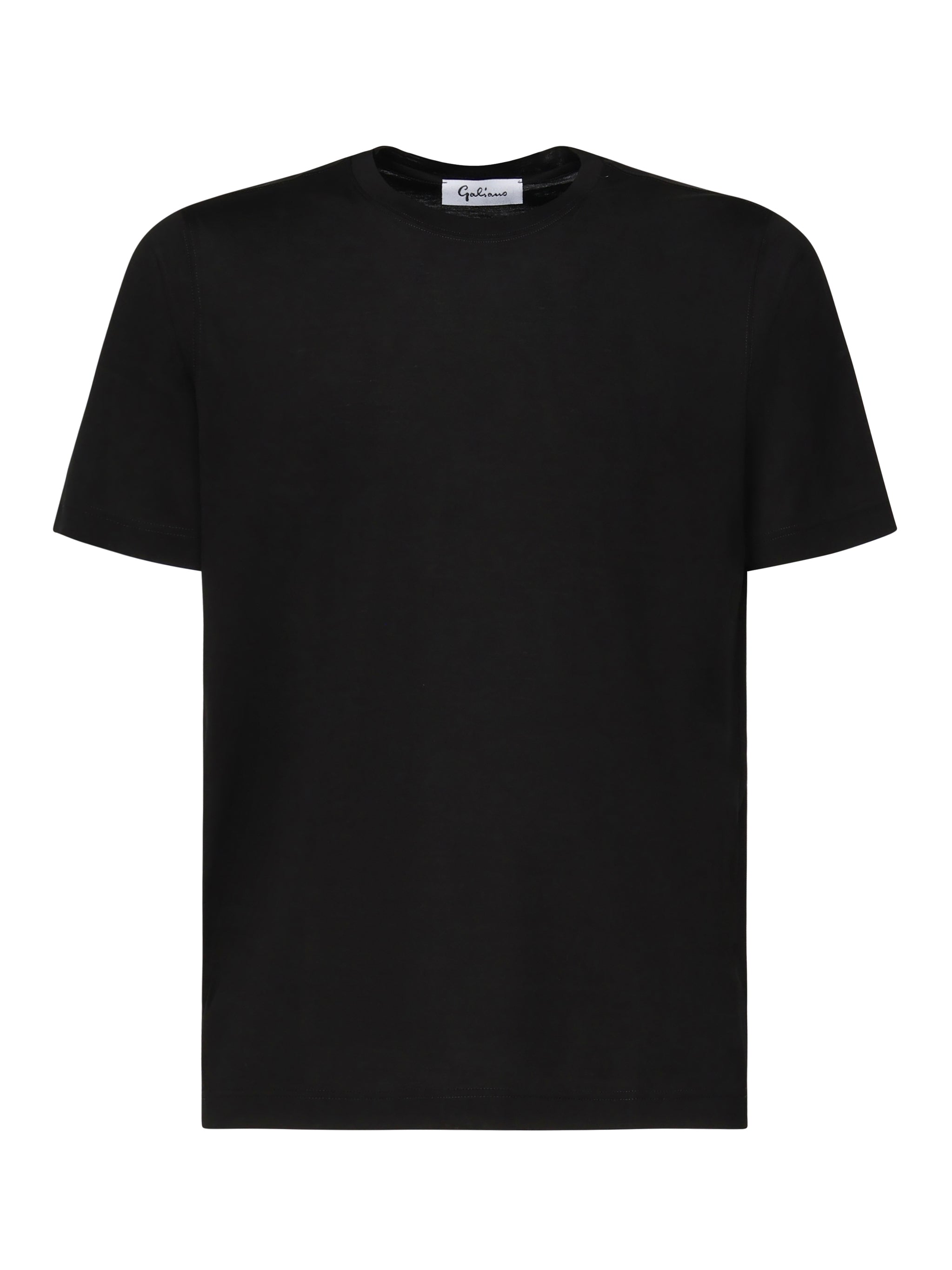 GALIANO T-shirts and Polos Black Cotton