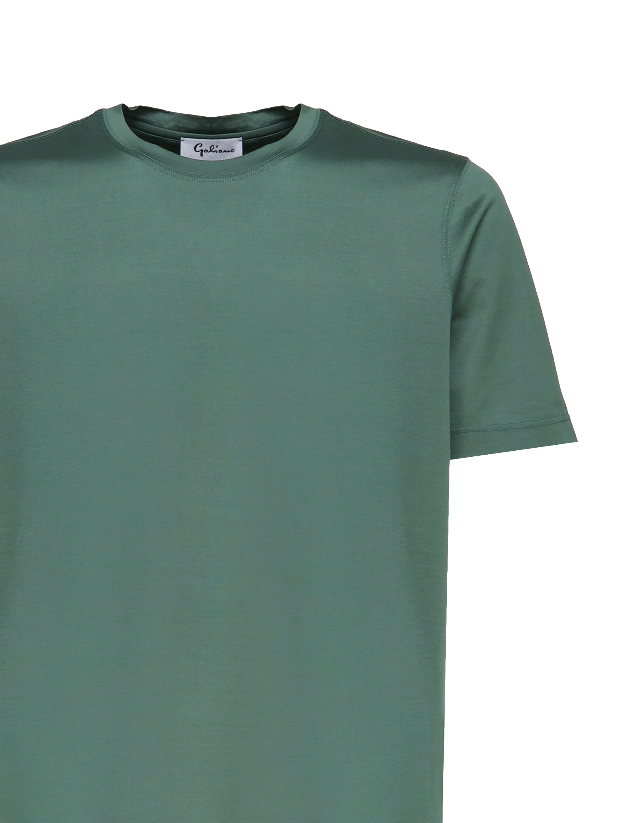 GALIANO T-shirts and Polos Green Cotton