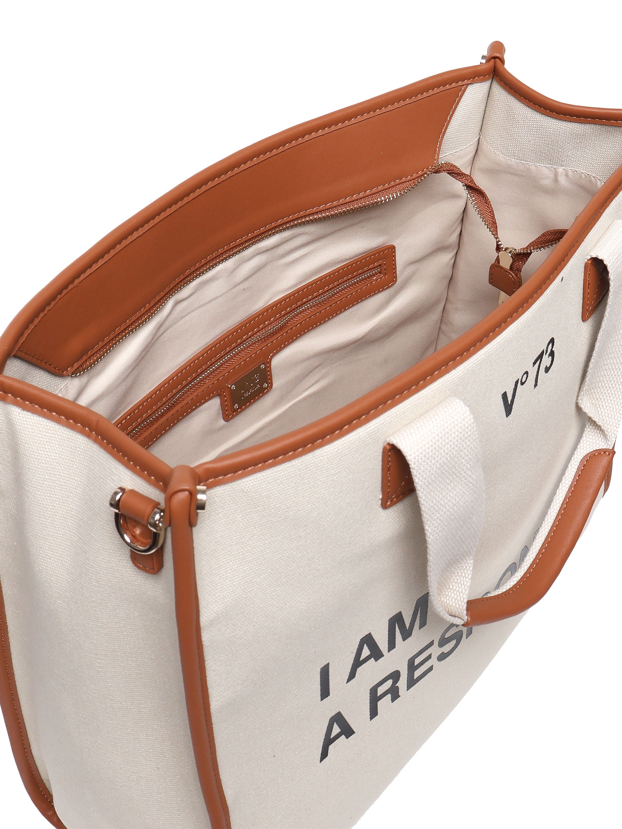 V° 73 Bags Natural/cuir Cotton
