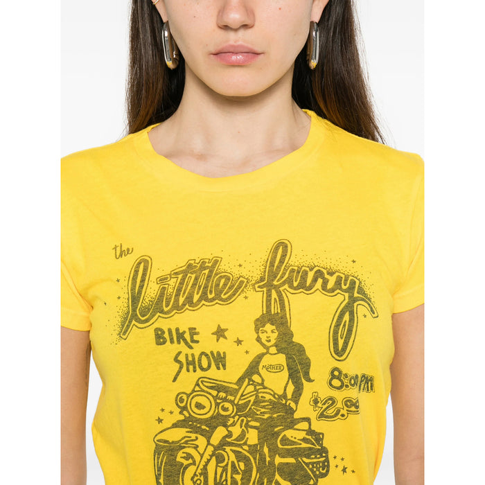 T-Shirt Mother Yellow Cotton: 100. T-shirts