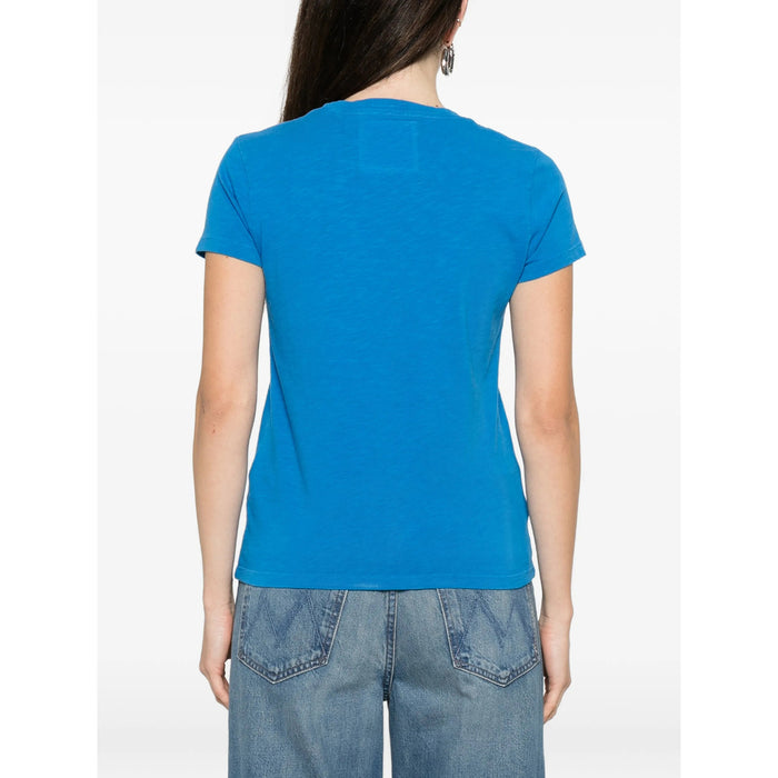 T-Shirt Mother Blue Cotton: 100. T-shirts