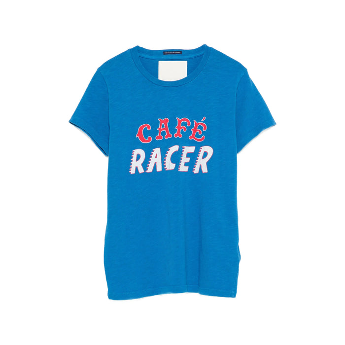 T-Shirt Mother Blue Cotton: 100. T-shirts