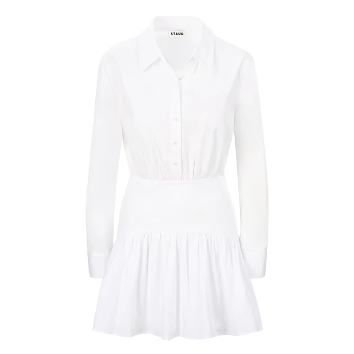 Dress Staud White Cotton: 98