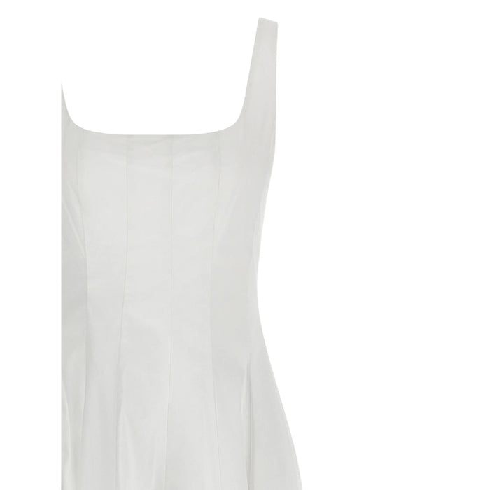 Dress Staud White Cotton: 98