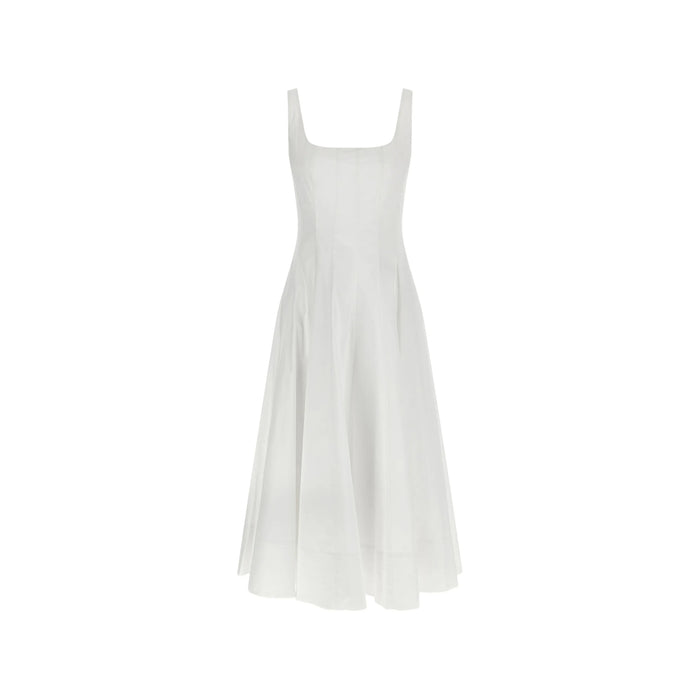 Dress Staud White Cotton: 98