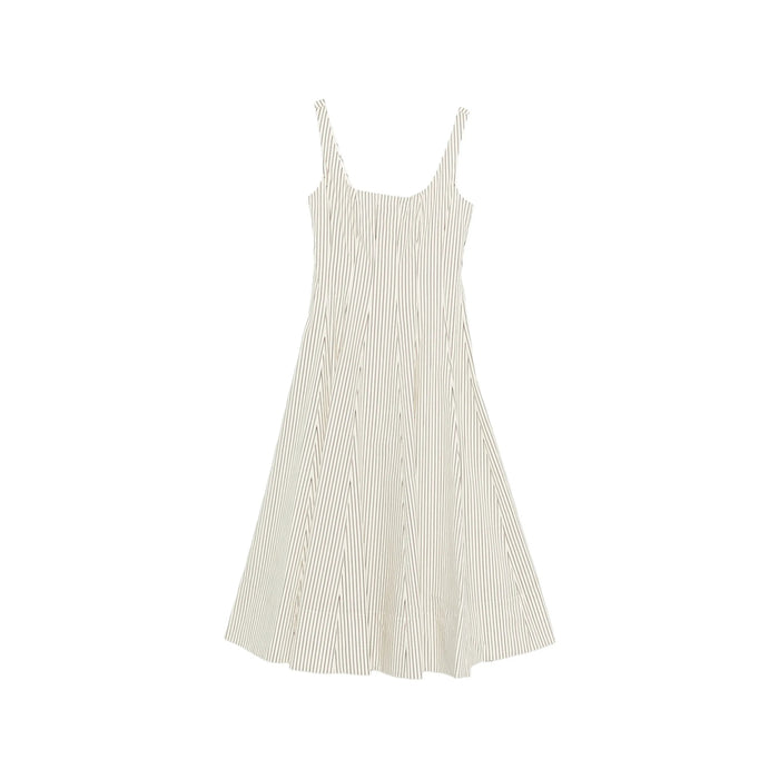 Dress Staud White/black Cotton: 98