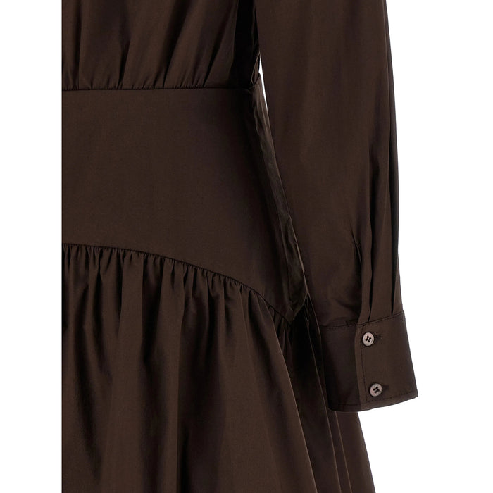 Dress Staud Brown Cotton: 98