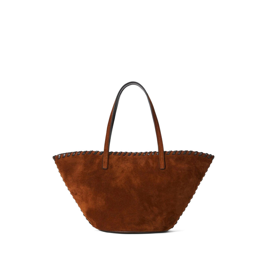 Brown Calf Leather Tote Bag Leather: 100