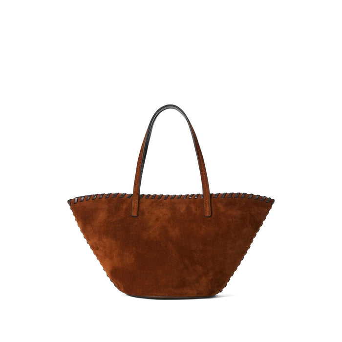 Bag Staud Brown Calf Leather: 100