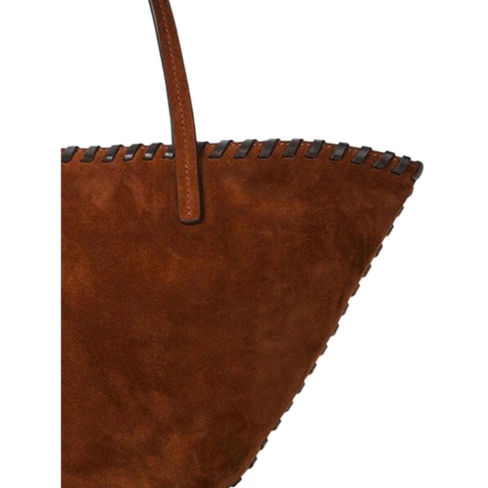 Bag Staud Brown Calf Leather: 100