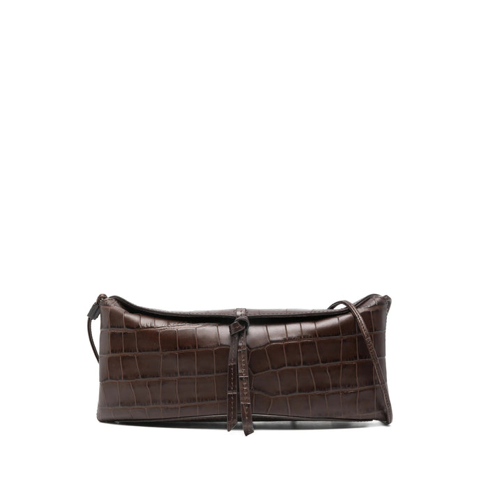 Bag Staud Brown Calf Leather: 100
