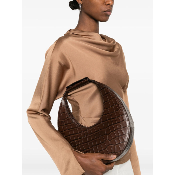 Bag Staud Brown Calf Leather: 100