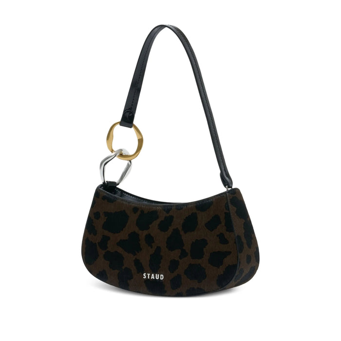 Bag Staud Brown/black Calf Leather: 100